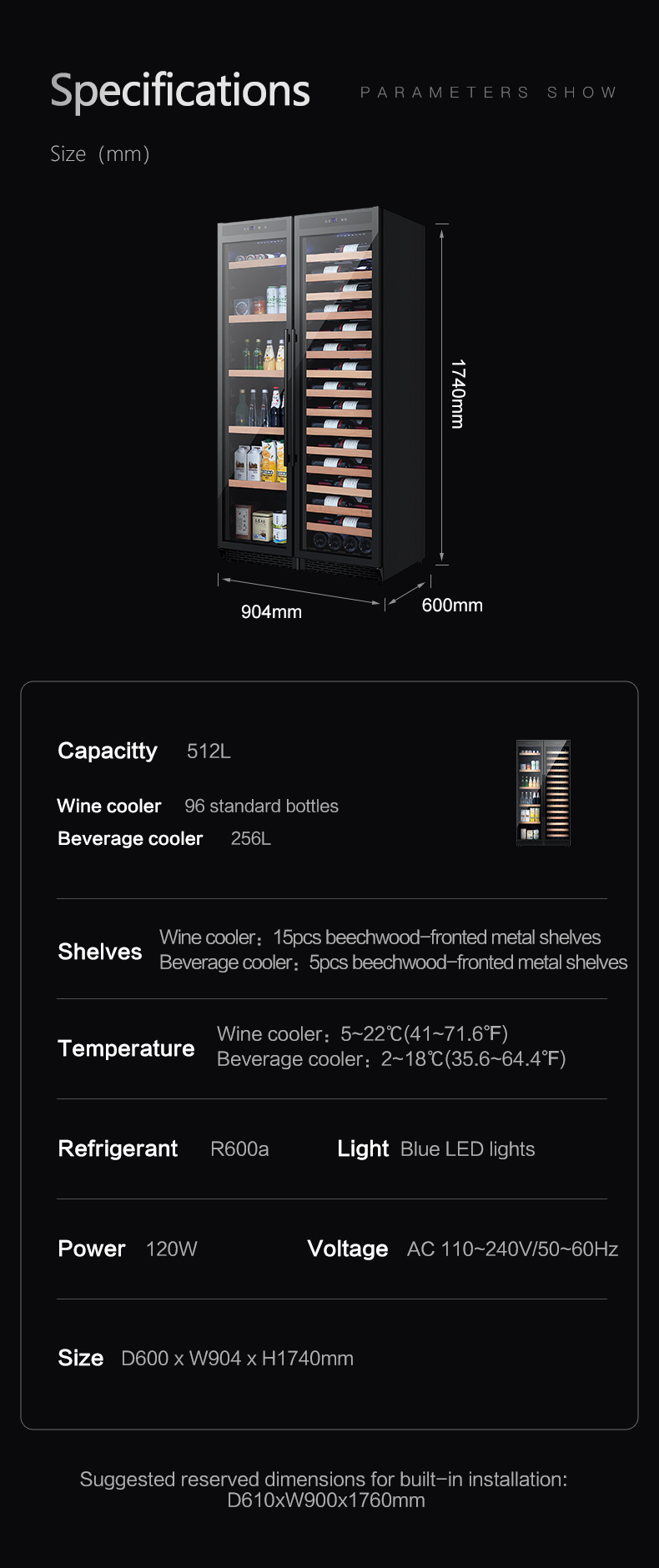 Wine Display Fridge Wine Display Cooler