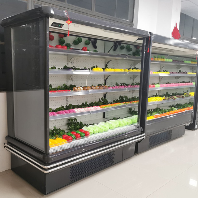 Open Display Fridge Wind Curtain Cabinet