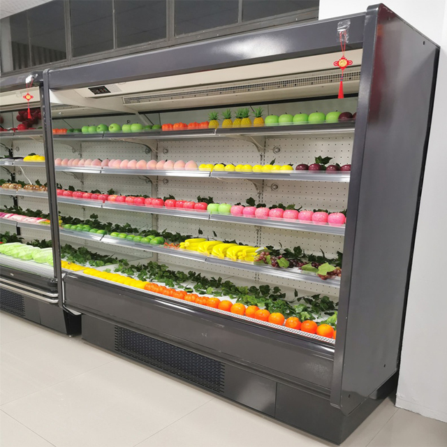 Open Display Fridge Wind Curtain Cabinet