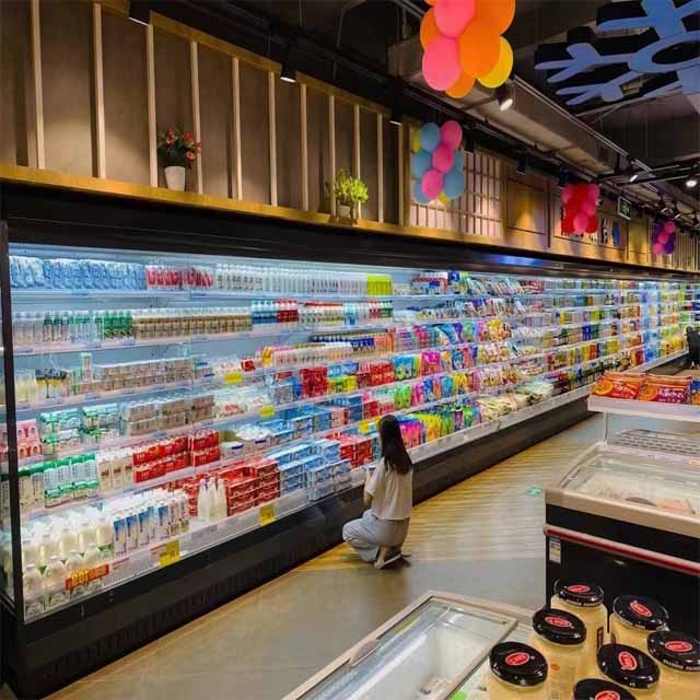 Wind Curtain Cabinet Open Display Refrigerator