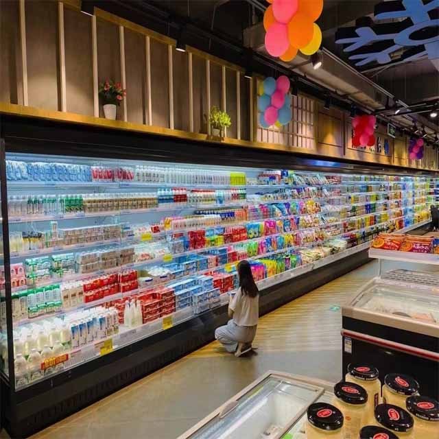 Wind Curtain Cabinet Open Display Refrigerator