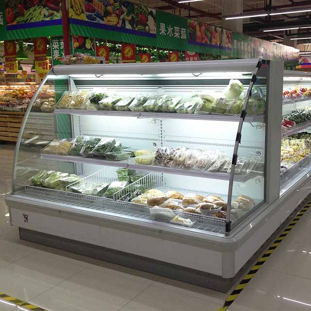 Semicircle Open Front Display Fridge