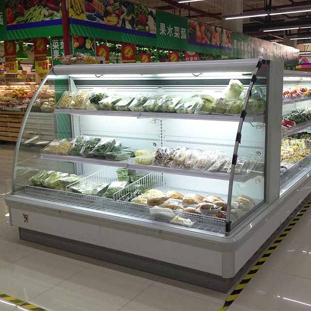 Semicircle Open Front Display Fridge