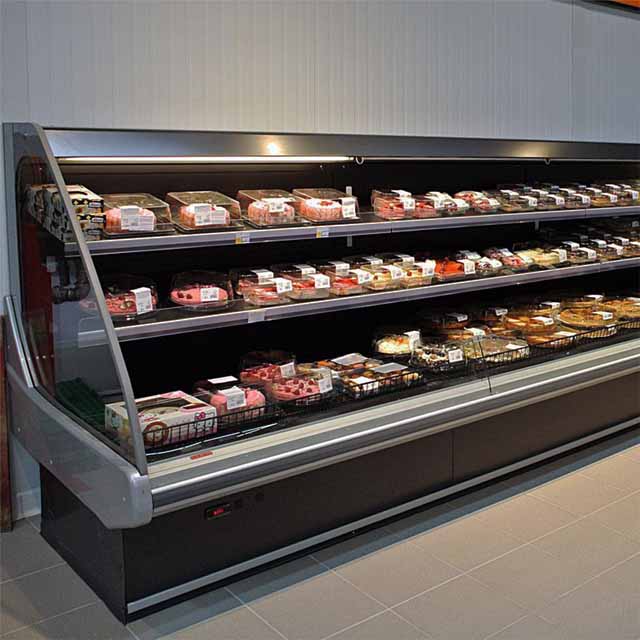 Semicircle Open Showcase Refrigerator