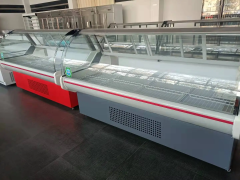 Supermarket Deli Fridge Meat Cooled Display Cooler