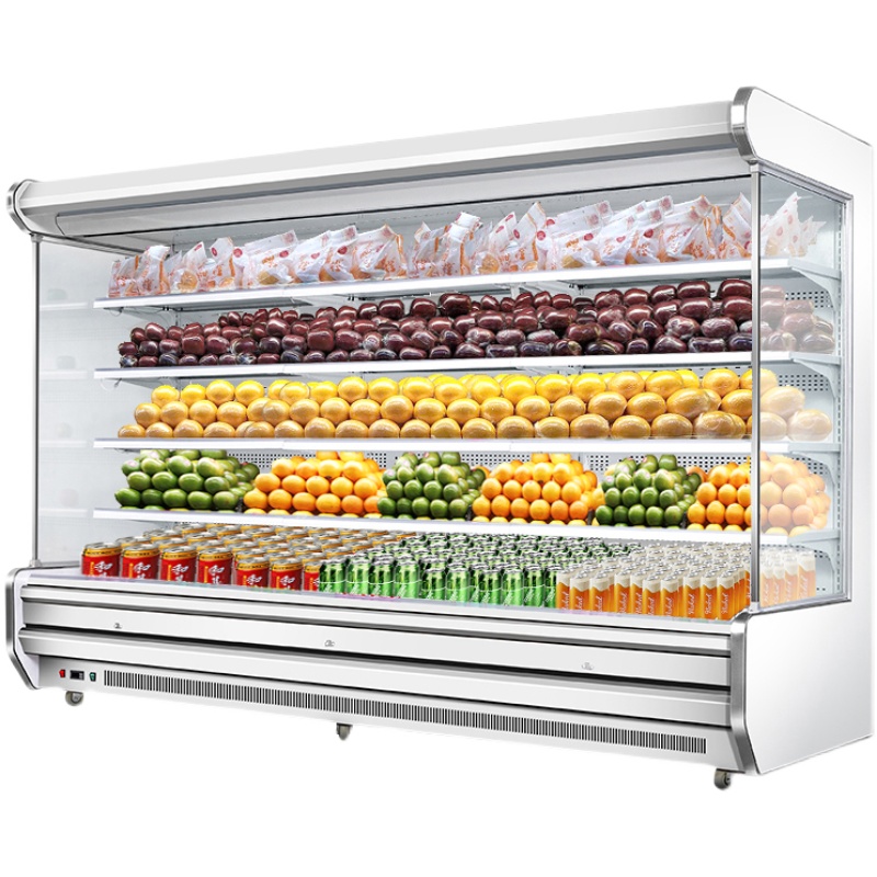Commercial Air Curtain Cabinet Multideck Open Cooler