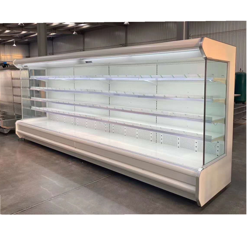 Commercial Air Curtain Cabinet Multideck Open Cooler