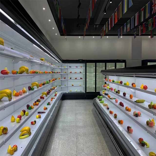Large Vertical Multideck Cabinet Open Display Chiller