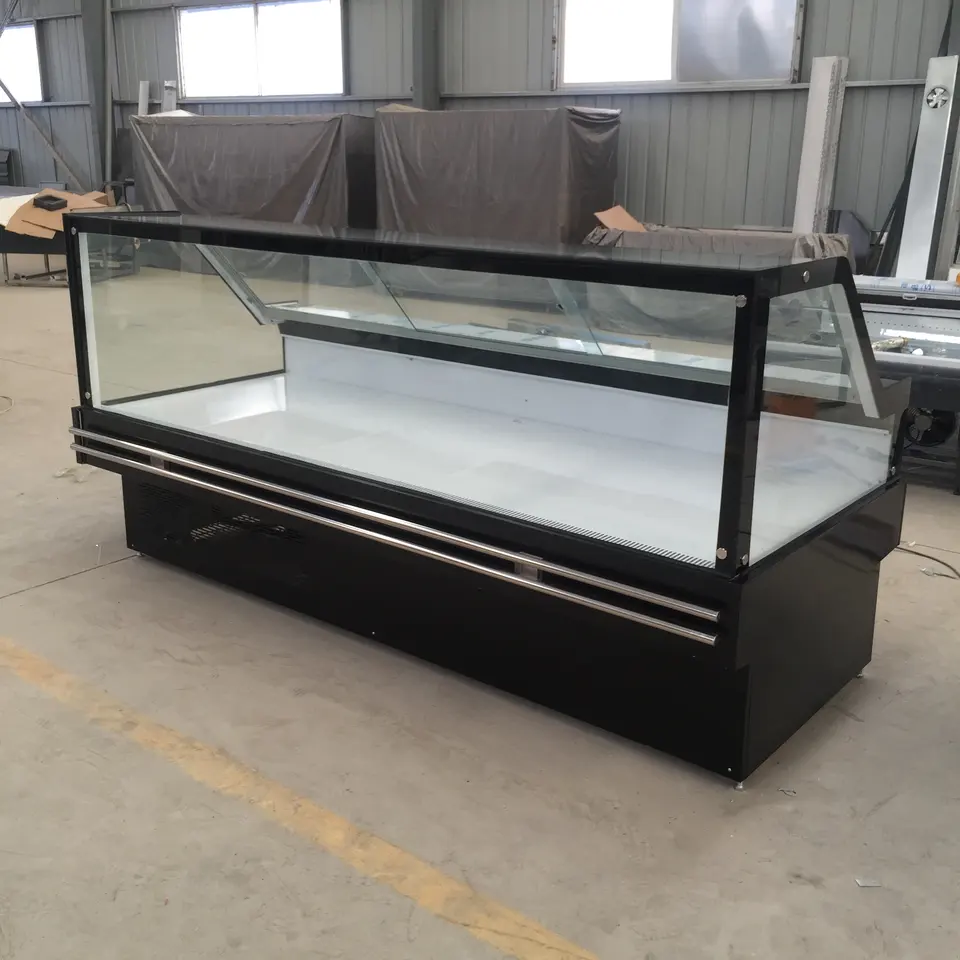 Commercial Deli Fridge Meat Seafood Display Cooler
