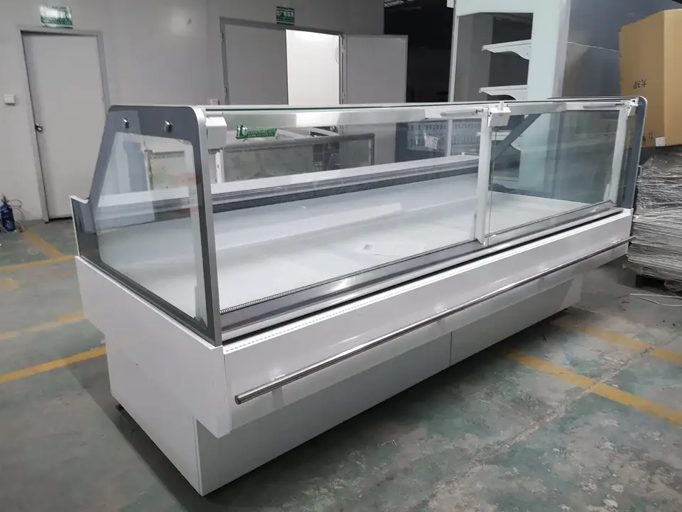 Commercial Deli Fridge Meat Seafood Display Cooler