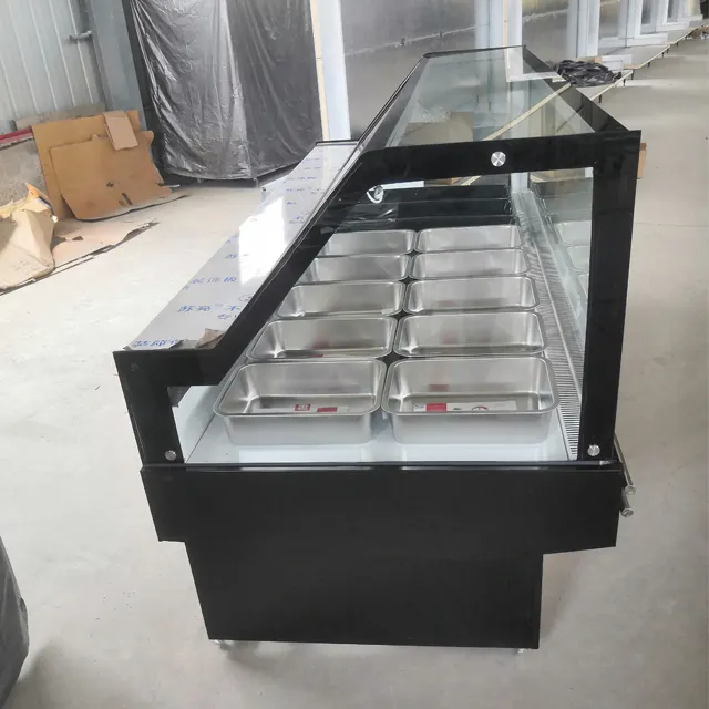 Commercial Deli Fridge Meat Seafood Display Cooler