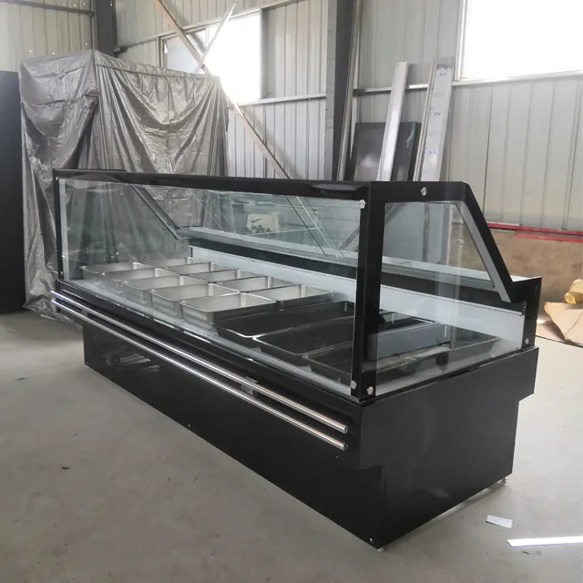 Commercial Deli Fridge Meat Seafood Display Cooler