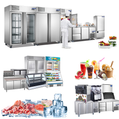 Commercial Stainless Steel Kitchen Freezer