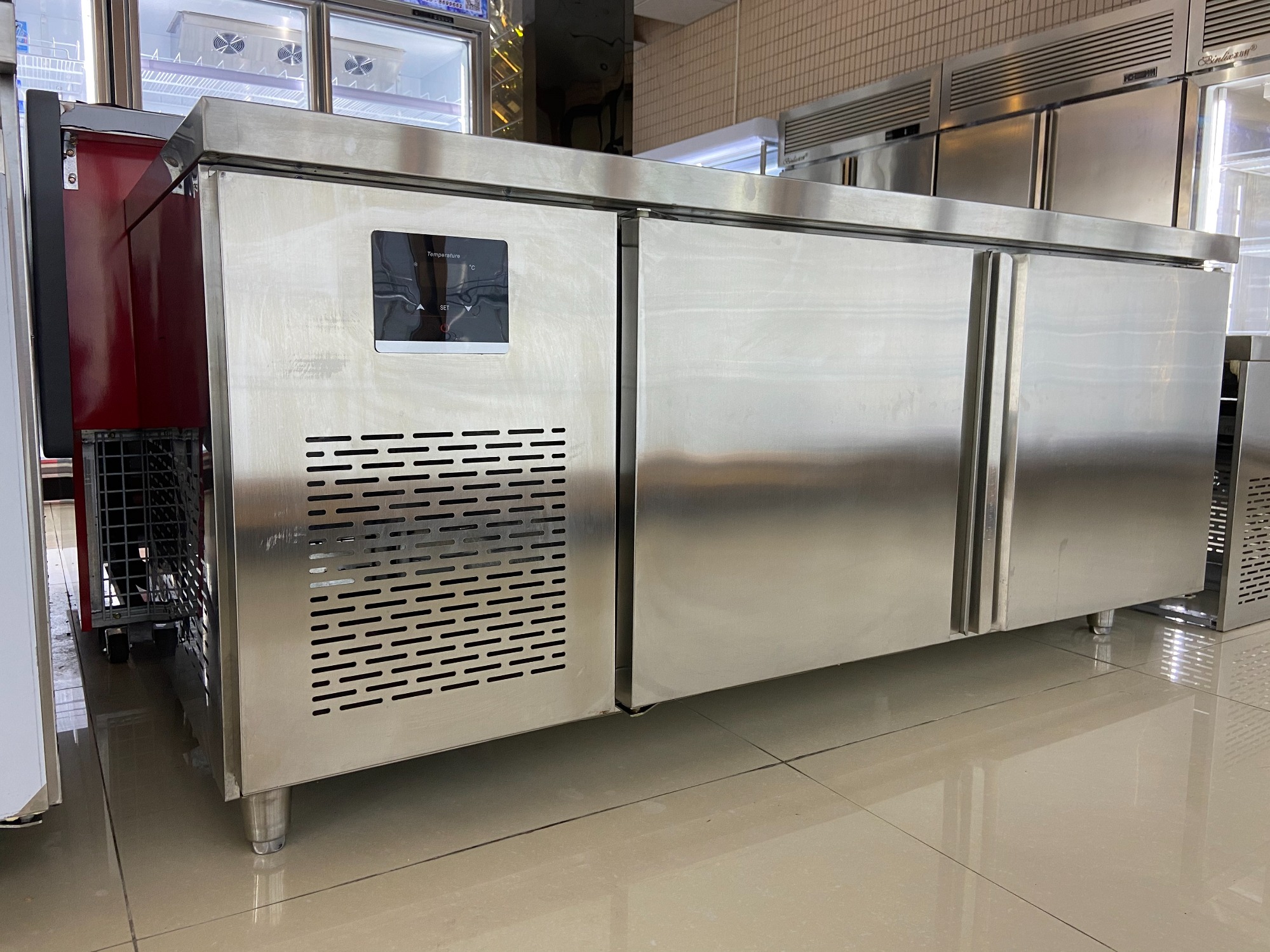 Work Table Refrigerator With Drawers