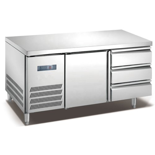 Work Table Refrigerator With Drawers
