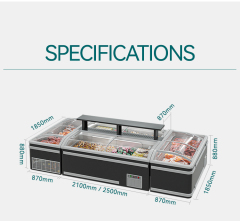 Commercial Combination Island Freezer