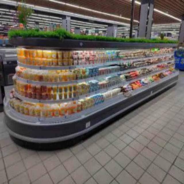 Round Open Display Chiller