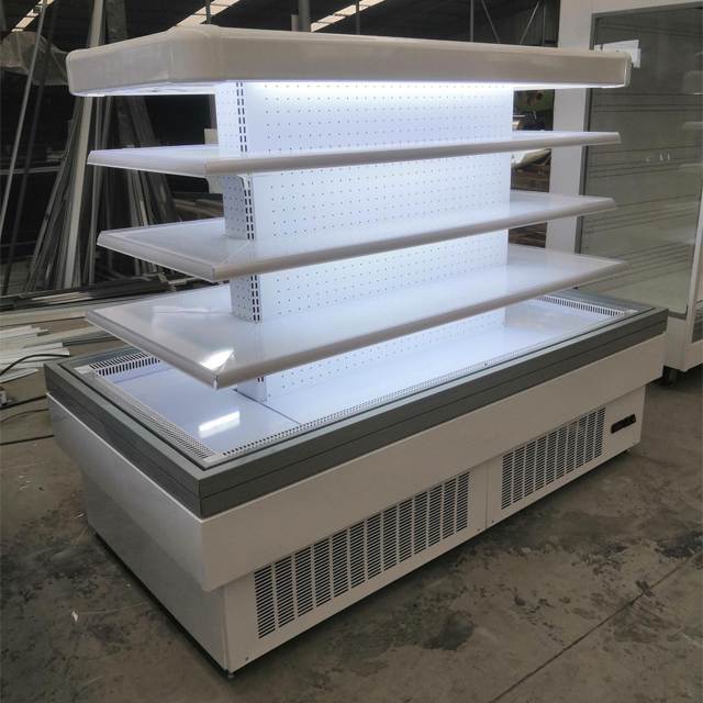 Mini Round Island Open Dairy Fridge