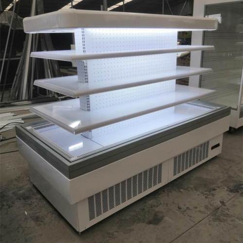 Rectangle Island Open Display Cooler