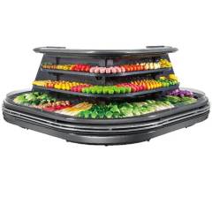 Frust Vegetable Circle Open Display Cooler