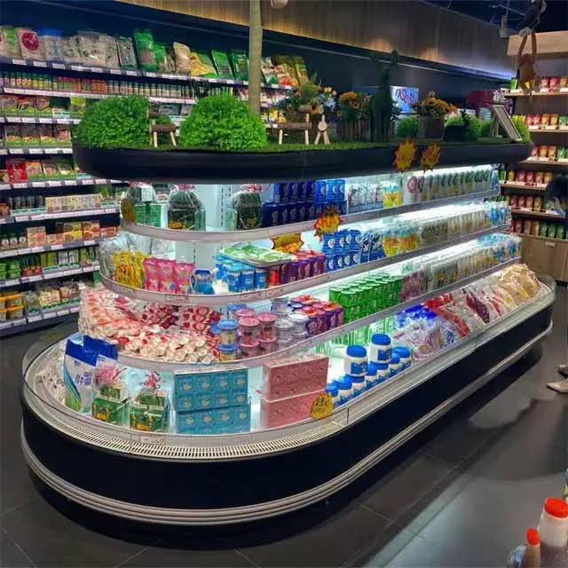 Round Open Display Chiller