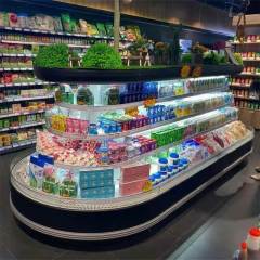 Round Open Display Chiller