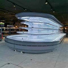 Round Open Display Chiller