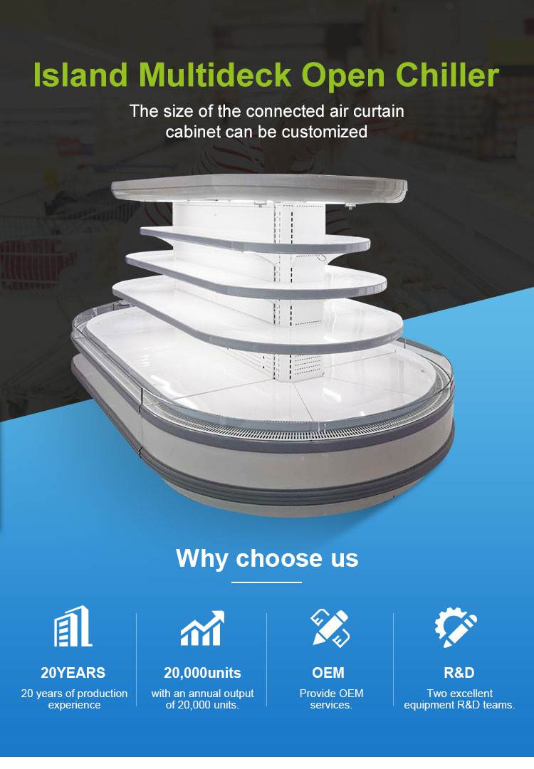 Round Open Display Chiller