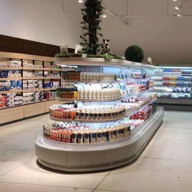Round Island Open Dairy Fridge