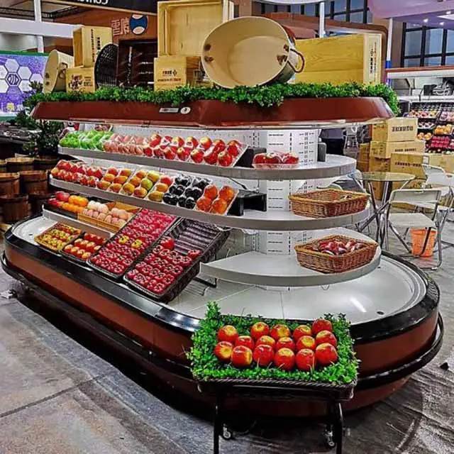 Frust Vegetable Circle Open Display Fridge