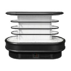 Round Open Display Chiller