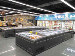 Island Display Freezer Direct Cooling Combination Freezer