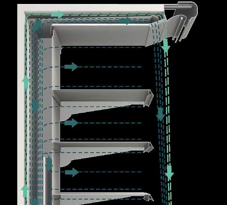 Semicircle Multideck Open Display Chiller