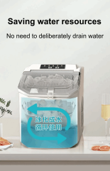 15KG Ice Machine Portable Electric Ice Maker Machine Mini Countertop Ice Bullet Maker