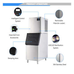 CE 330Lb/485Lb/705Lbs/24H Commercial Cube Ice Maker Machine