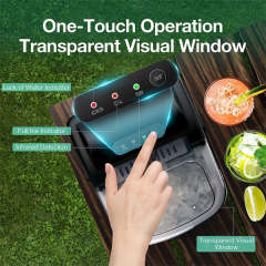 Self-Cleaning Function Portable Electric Ice Maker Machine