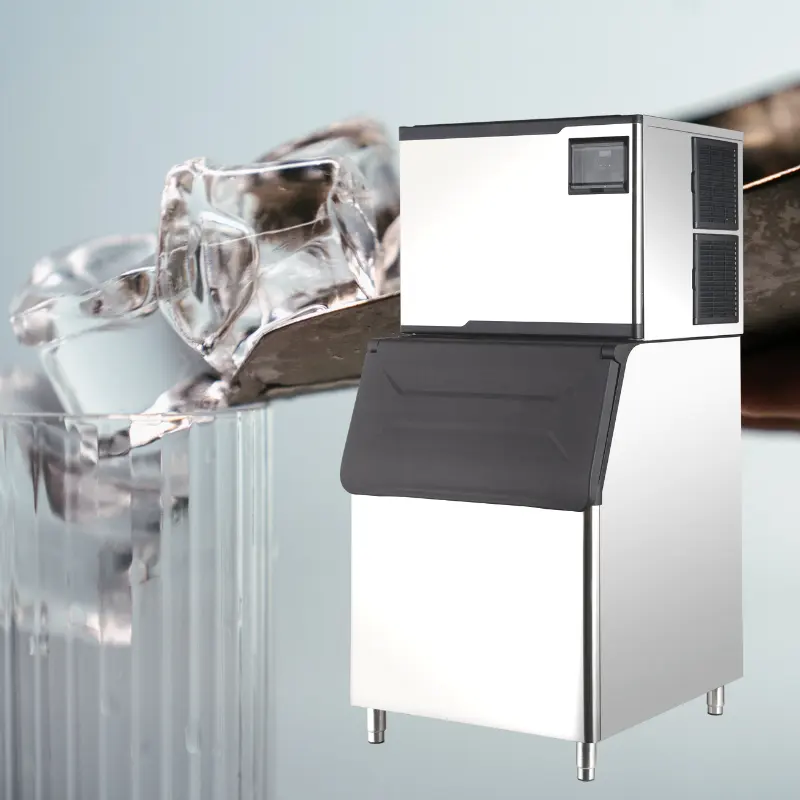 1323Lbs/24H Commercial Split Cube Ice Maker Machine