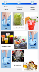 220Lbs/24H Cube Ice Machine (Economical Type)