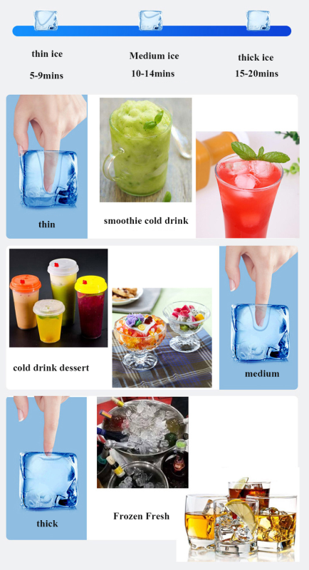 220Lbs/24H Cube Ice Machine (Economical Type)