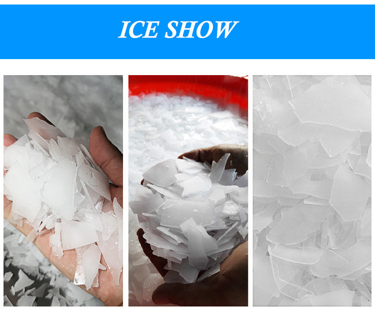 Large 3300Lbs/24H Commercial Flake Ice Making Machine For Seafood
