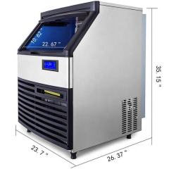 Hot Sale 177Lb/220Lb/265Lbs/24H Cube Ice Machines With Big Ice Storage Capacity