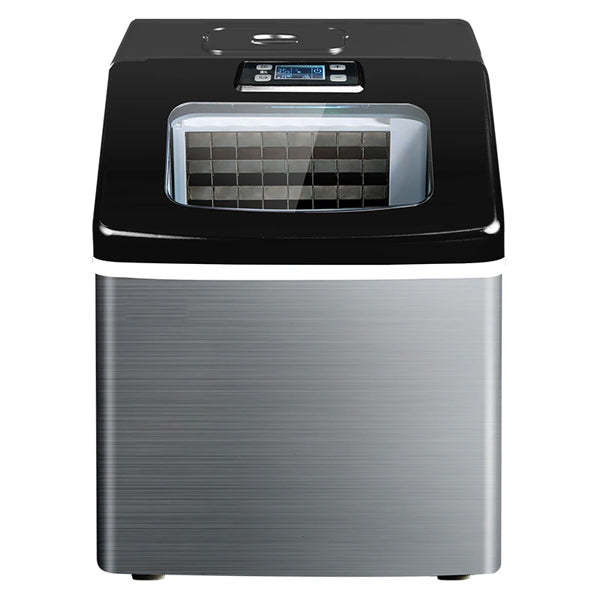 NEW Ice Machine Commercial Tea Shop Small Square Ice 25-30kg Home Ice Maker