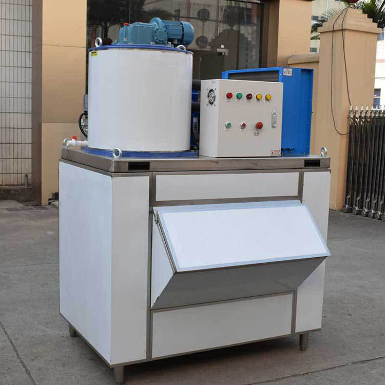 Large 5500Lbs/24H Commercial Flake Ice Maker Machine