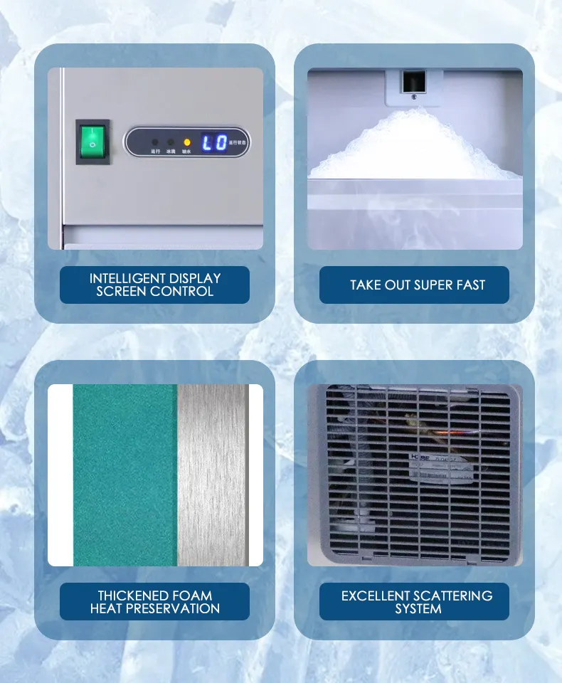 400Lbs/24H Milk Snow Ice Maker