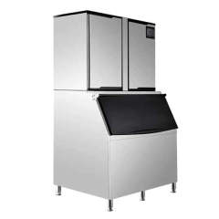 1984Lbs/24H Commercial Split Cube Ice Maker Machine