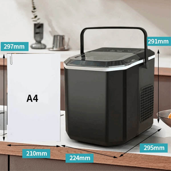 15KG Ice Machine Portable Electric Ice Maker Machine Mini Countertop Ice Bullet Maker