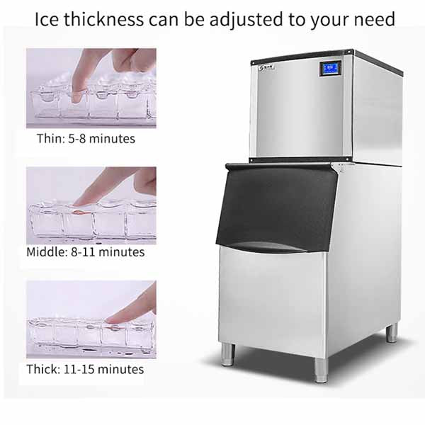 CE 330Lb/485Lb/705Lbs/24H Commercial Cube Ice Maker Machine