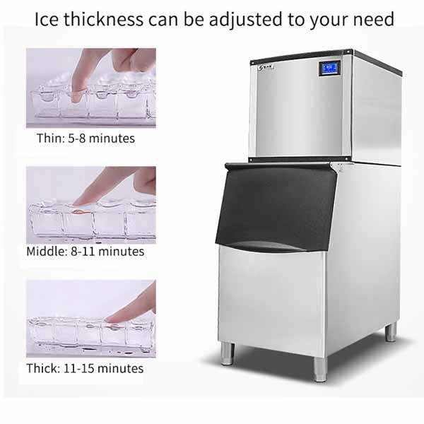CE 330Lb/485Lb/705Lbs/24H Commercial Cube Ice Maker Machine