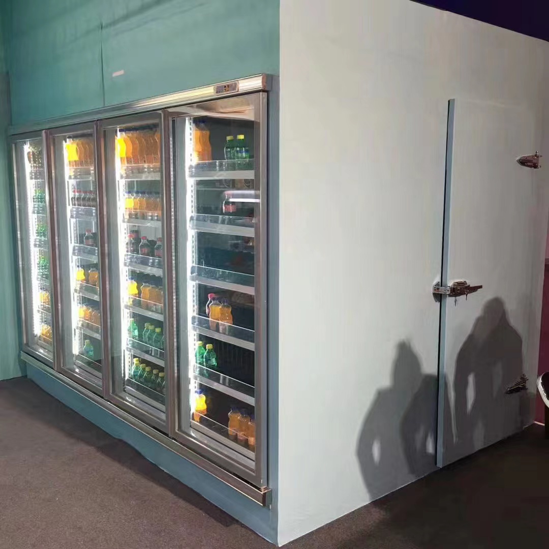 Wholesale Walk-in Freezer Rooms Low Temperature Glass Door for Display commercial refrigerator glass door