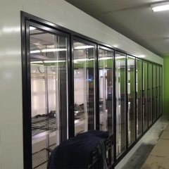 Wholesale Walk-in Freezer Rooms Low Temperature Glass Door for Display commercial refrigerator glass door